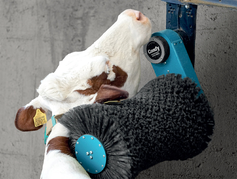 Cosy Cow Rotating Cattle Brush – NutriGrowSupplies