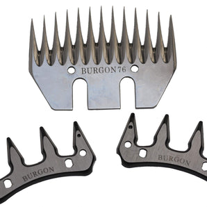 Burgon-and-Ball Shearing Comb 76mm and 2 Cutters