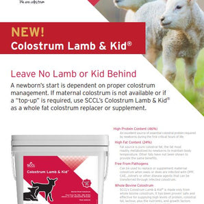 SCCL Colostrum Lamb and Kid 1.5kg